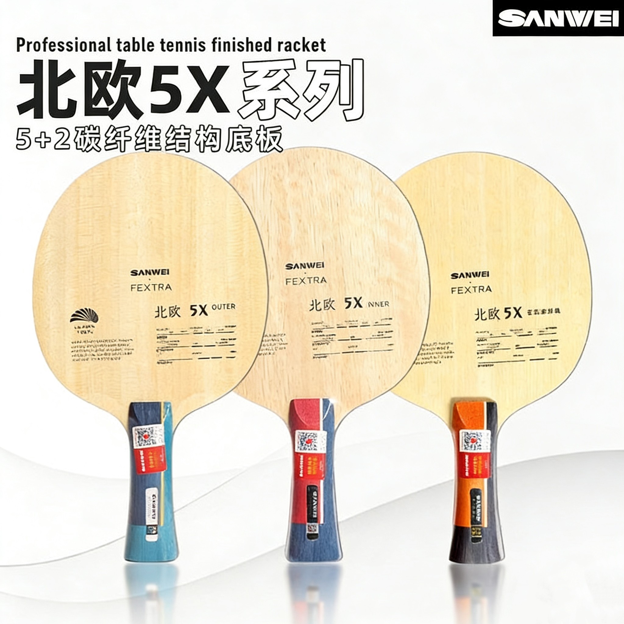 Table Tennis Launcher - SANWEI FEXTRA 5X Table Tennis Blade