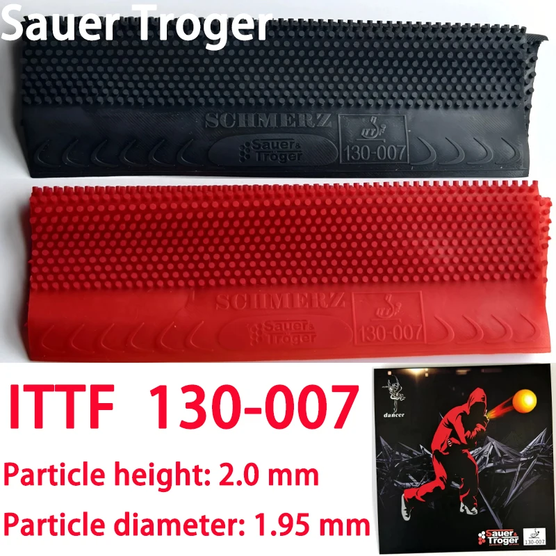 Table Tennis Double - Sauer Troger Dancer 007 Single Rubber