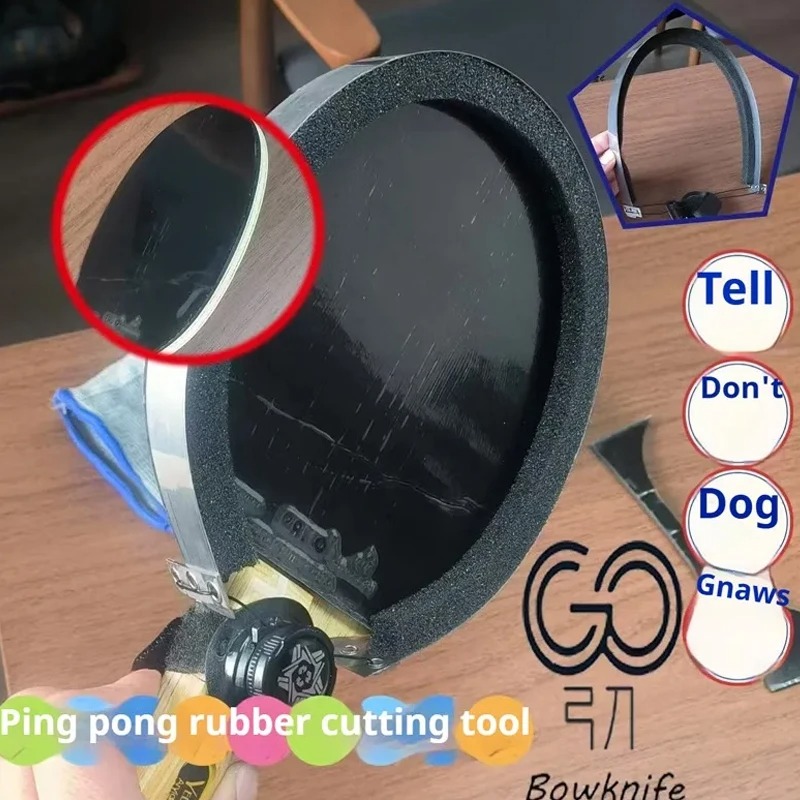 Table Tennis Rubber Manual Cut - Table Tennis Launcher ulasan dan harga