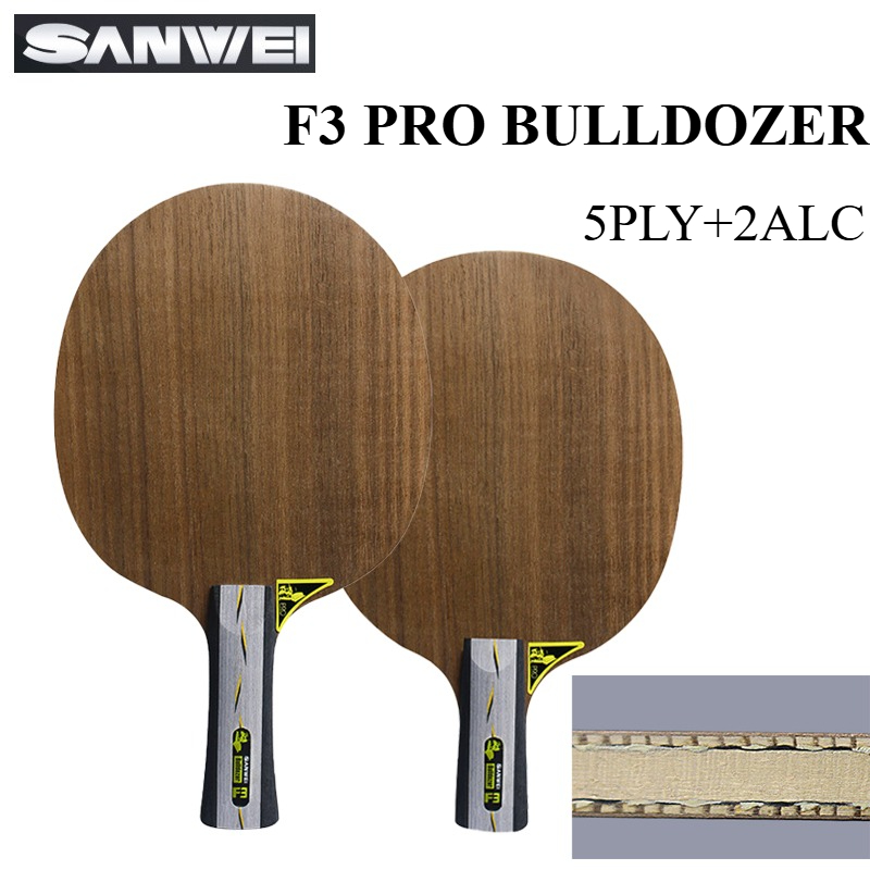 SANWEI F3 PRO BULLDOZER Table  - Table Tennis Paddle ulasan dan harga
