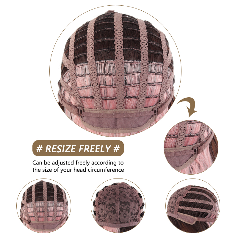 [Peach Mist Twins] Wig Female  - Table Tennis Double ulasan dan harga