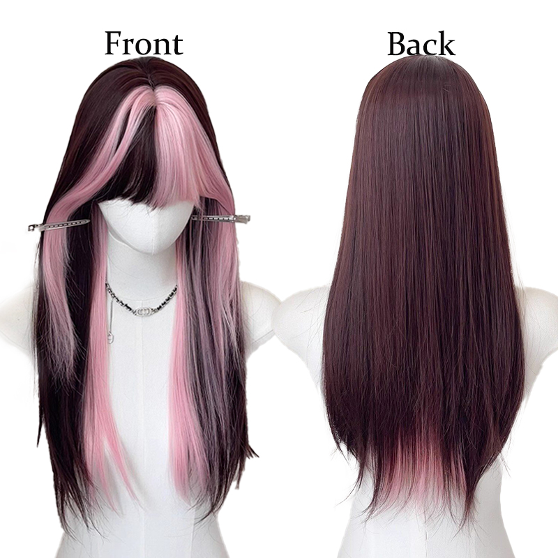 [Peach Mist Twins] Wig Female  - Table Tennis Double ulasan dan harga
