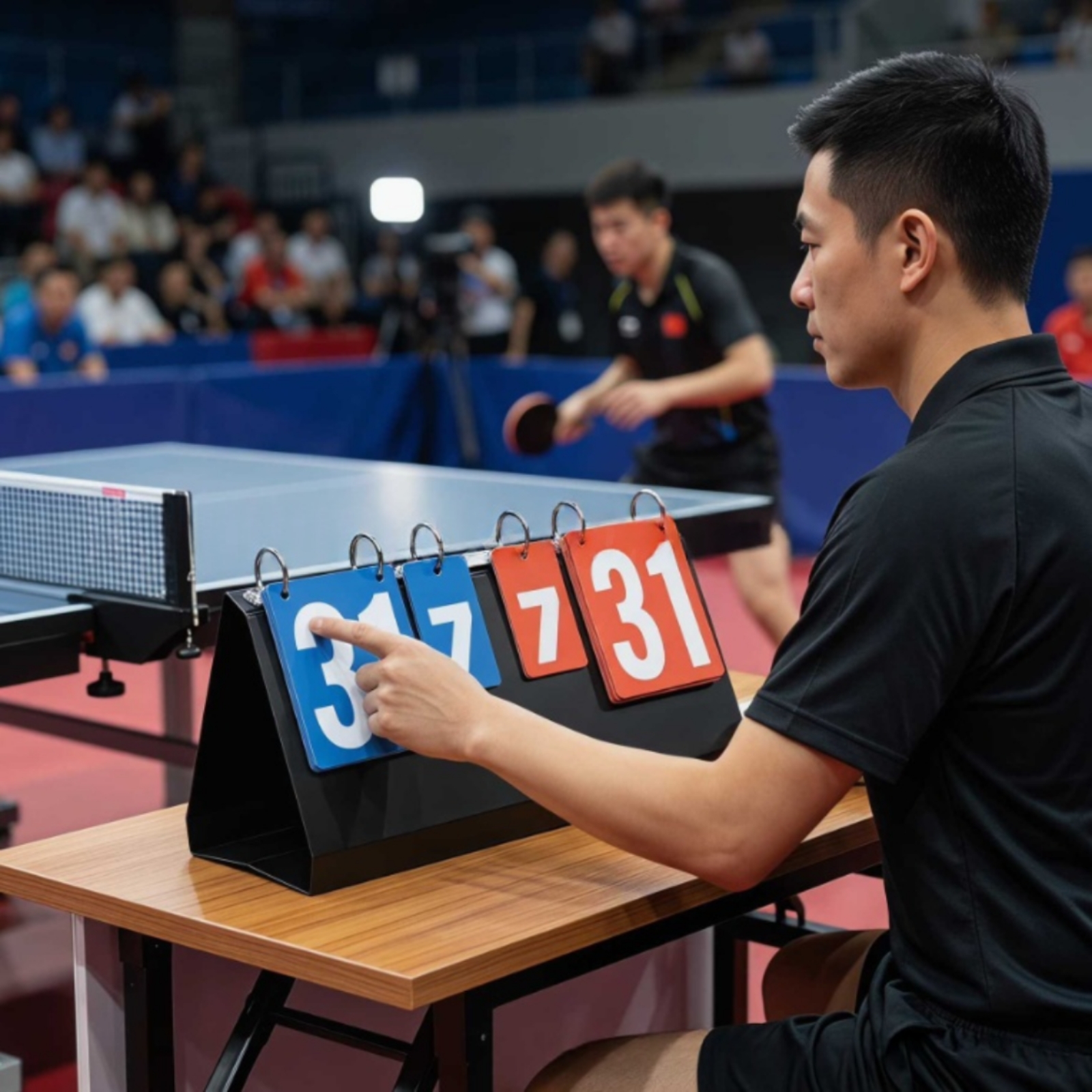 Portable Flip Scoreboard Multi - Table Tennis Double ulasan dan harga