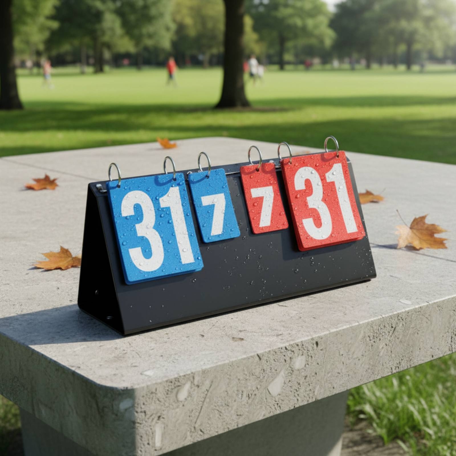 Portable Flip Scoreboard Multi - Table Tennis Double ulasan dan harga