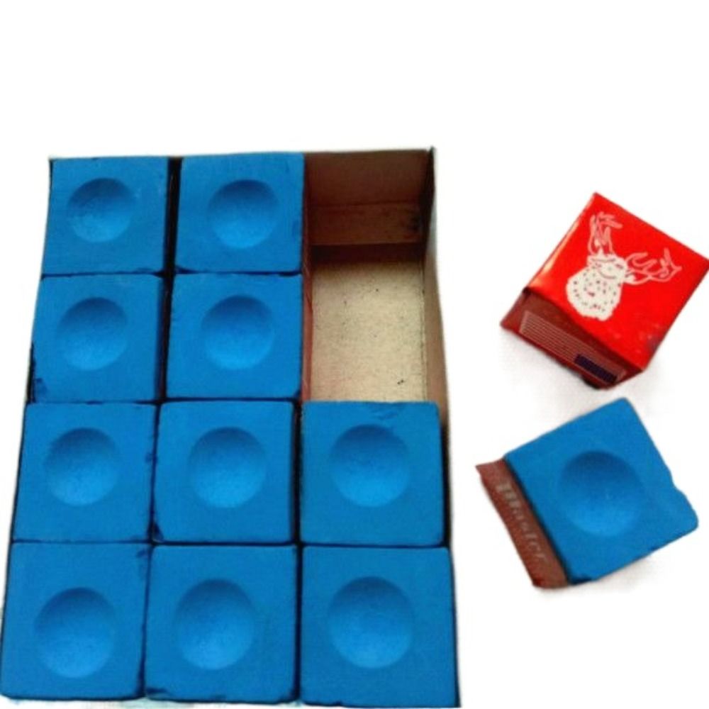 12PCS Oily Billiard Cue Chalk  - Table Tennis In Chinese ulasan dan harga