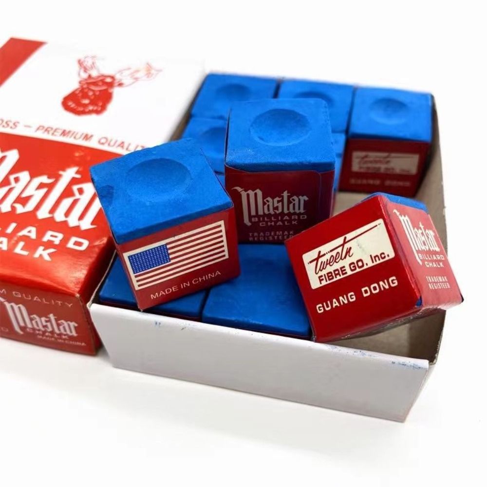 12PCS Oily Billiard Cue Chalk  - Table Tennis In Chinese ulasan dan harga