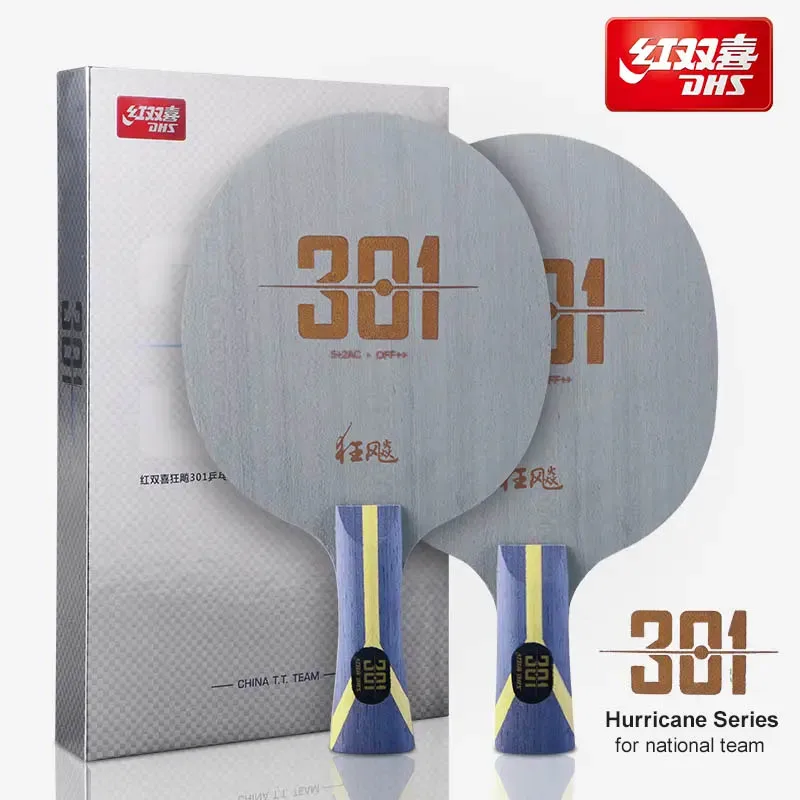 DHS Hurricane 301 H301 Table T - Table Tennis In Chinese ulasan dan harga