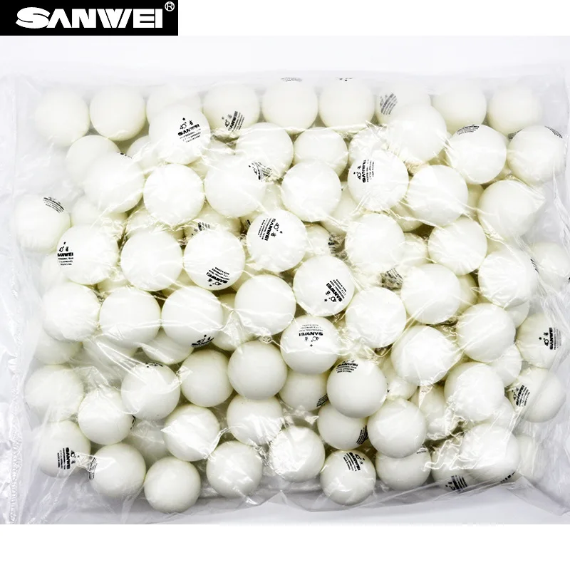 SANWEI 100pcs/pack 40+ Table T - Table Tennis In Chinese ulasan dan harga