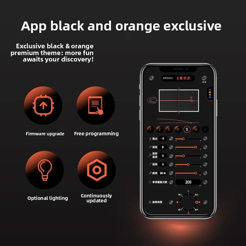 OMNI S Pro Black Orange Exclus - Table Tennis App ulasan dan harga